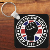Northern Soul - Houd het Geloof Sleutelhanger (Voorkant)