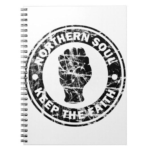 Northern Soul Scratched  Notitieboek (Voorkant)