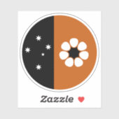 Northern Territory Vlag Sticker (Vel)