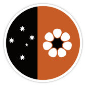Northern Territory Vlag Sticker