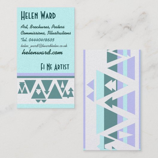 Northern Triangles Profile Card Visitekaartje (Voorkant / Achterkant)