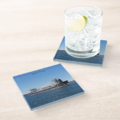 Northern Venture glass coaster Glazen Onderzetter (Schuin)
