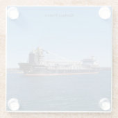 Northern Venture glass coaster Glazen Onderzetter (Achterkant)