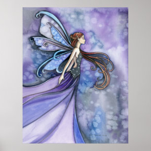 Northern Wind Fairy Poster Print door Molly Harris