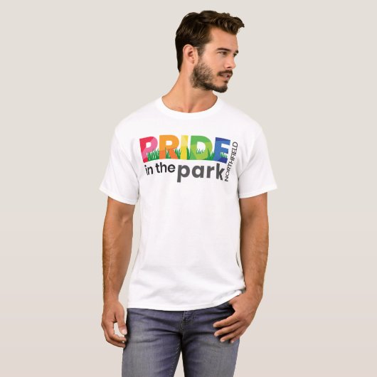 Northfield Pride in het Park Logo T-Shirt (Voorkant volledig)