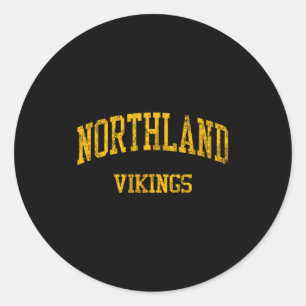 Northland High School Hs Columbus Oh Vintage Srts Ronde Sticker