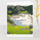 Northland Landscape Big Card Kaart (Gele Bloem)