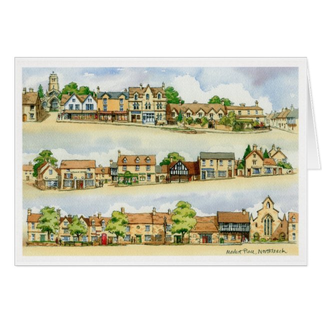 Northleach Market Place (Voorkant Horizontaal)