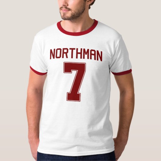 Northman #7 Football Jersey Tee Shirt (Voorkant)