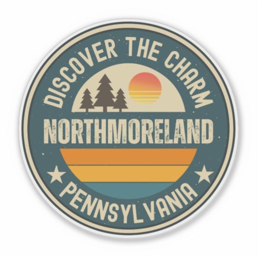 Northmoreland, Pennsylvania Sticker (Voorkant)