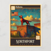 Northport, Alabama | Antiek Briefkaart (Voorkant)