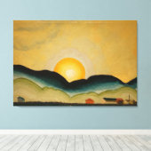 Northport Harbour (1929) Arthur Dove Canvas Afdruk (Insitu (Houten vloer))