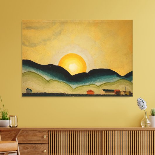 Northport Harbour (1929) Arthur Dove Canvas Afdruk (Insitu (Woonkamer))