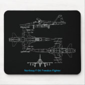 Northrop F5A Freedom Fighter Muismat (Voorkant)