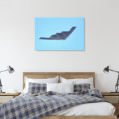 Northrop Grumman B-2 Spirit Canvas Print (Insitu (Slaapkamer))
