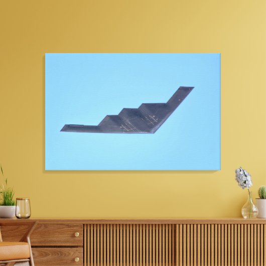 Northrop Grumman B-2 Spirit Canvas Print (Insitu (Woonkamer))