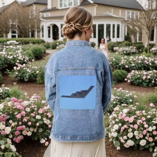 Northrop Grumman B-2 Spirit Denim Jacket (Huwelijk Achterkant)