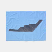 Northrop Grumman B-2 Spirit Fleece Blanket (Voorkant (Horizontaal))