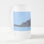 Northrop Grumman B-2 Spirit Frosted Glass Mok (Voorkant links)