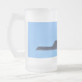 Northrop Grumman B-2 Spirit Frosted Glass Mok (Links)