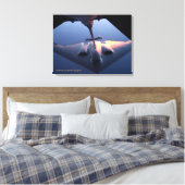 Northrop Grumman B-2 Spirit Stealth Vliegtuig Foto Canvas Afdruk (Insitu (Slaapkamer))
