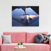 Northrop Grumman B-2 Spirit Stealth Vliegtuig Foto Canvas Afdruk (Insitu (Woonkamer))