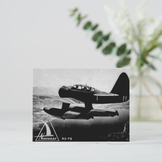 Northrop N3-PB Patrol Bomber -  Briefkaart (Staand voorkant)