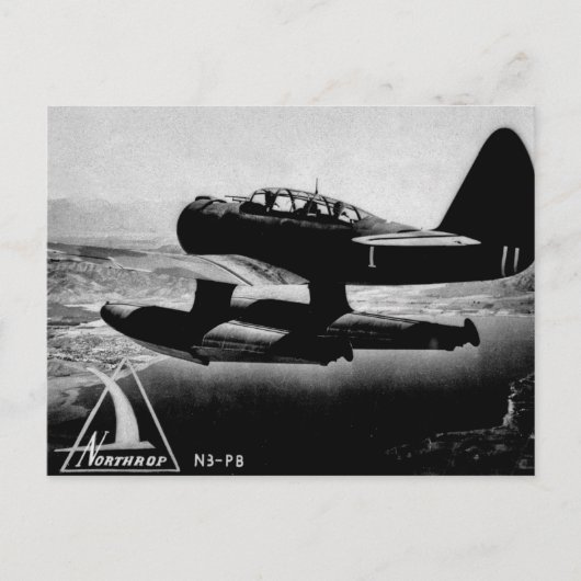 Northrop N3-PB Patrol Bomber -  Briefkaart (Voorkant)