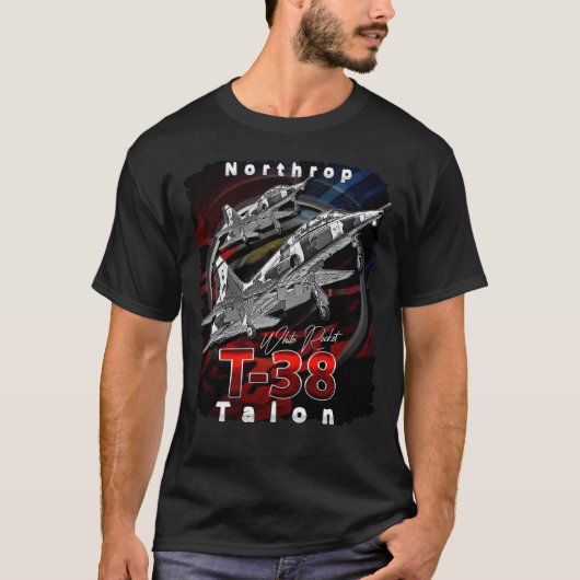 Northrop T-38 Talon Supersonic Jet Trainer T-shirt (Voorkant)