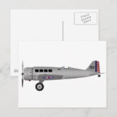 Northrop Y1C-19 Alpha- Briefkaart (Voorkant / Achterkant)