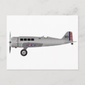 Northrop Y1C-19 Alpha- Briefkaart (Voorkant)