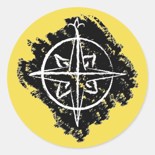 Northshield Ronde Sticker (Voorkant)