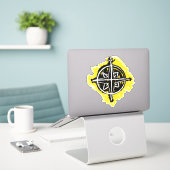 Northshield Sticker (Laptop op bureau)