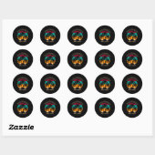 Northshore Oahu Hawaii1 Ronde Sticker (Vel)