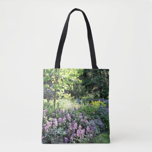 Northside Cottage Spring Rock Garden Tote Bag (Voorkant)