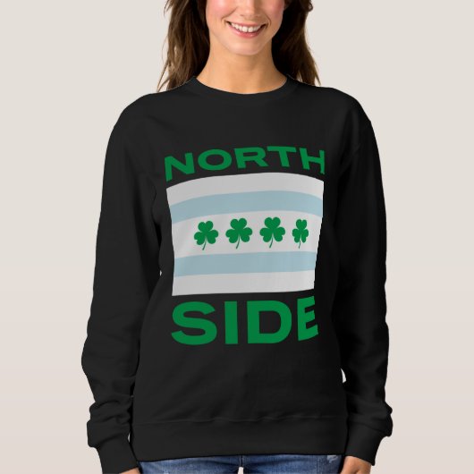 Northside Irish Chicago St Patrick s Day Green Tex Trui (Voorkant)