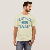 Northside - Rams - High School - Northport Alabama T-shirt (Voorkant volledig)