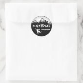 Northstar California wit zwart snowboard sticker (Tas)