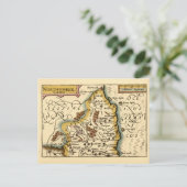 Northumberland County England Oude antiquarische k Briefkaart (Staand voorkant)