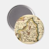 Northumberland County England Oude antiquarische k Magneet (Voorkant / Achterkant)