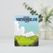 Northumberland engeland reisposter (Staand voorkant)