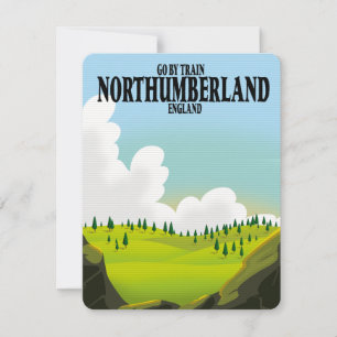 Northumberland engeland reisposter