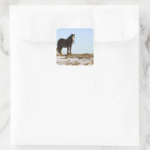 Northumberland, England Vierkante Sticker (Tas)