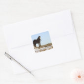 Northumberland, England Vierkante Sticker (Envelop)