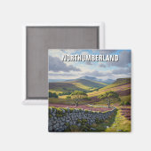Northumberland National Park Engeland Magneet (Voorkant / Achterkant)