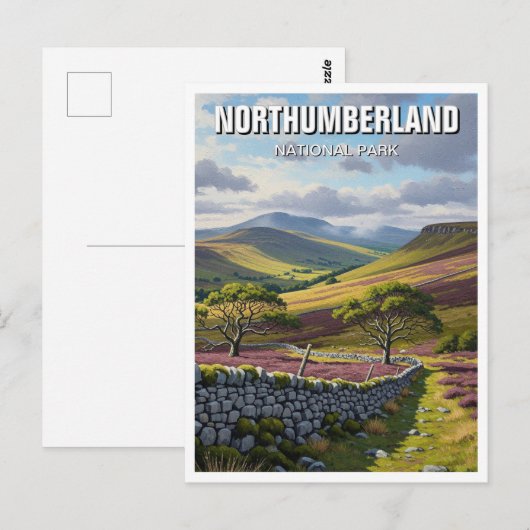 Northumberland National Park England Briefkaart (Voorkant / Achterkant)