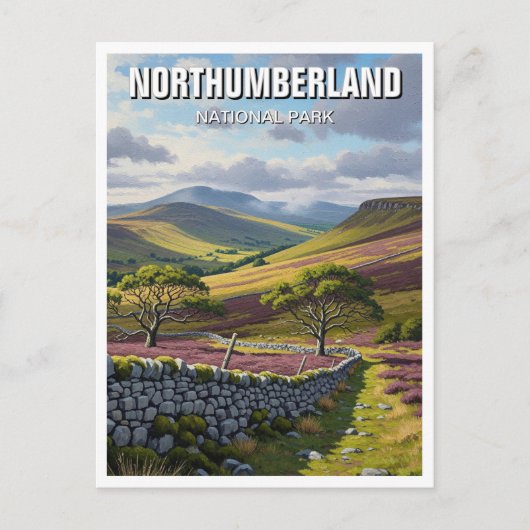 Northumberland National Park England Briefkaart (Voorkant)