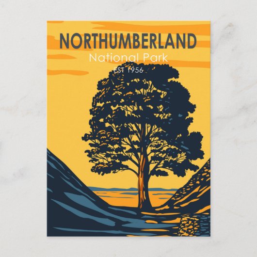 Northumberland National Park England  Briefkaart (Voorkant)