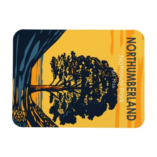 Northumberland National Park England  Magneet (Horizontaal)