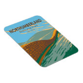 Northumberland National Park Hadrians Wall Engelan Magneet (Rechterzijde)